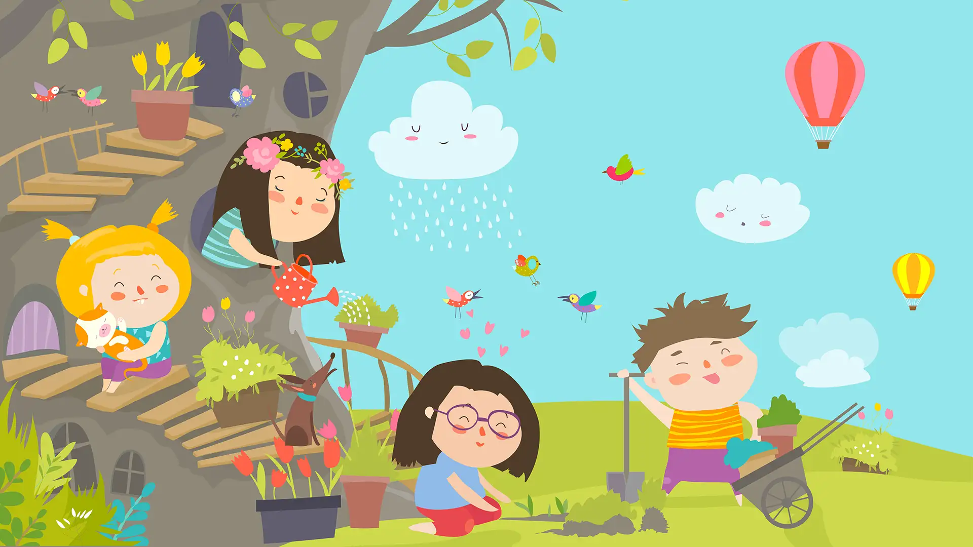 Frühjahresgeschichte für Kinder