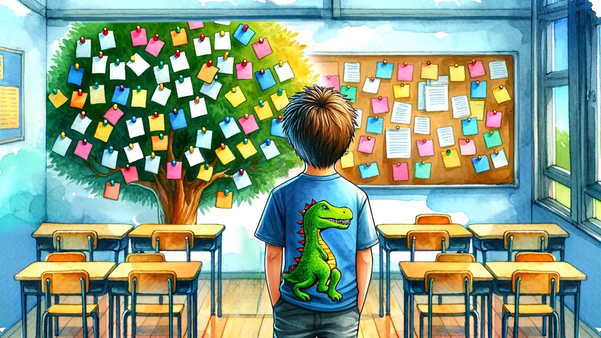 Kindergeschichte mit dem Thema Schule
