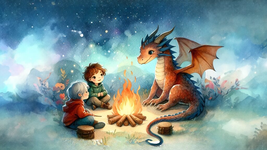 Gutenachtgeschichte mit Drache fuer Kinder